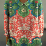 Clara - Regal Lotus Blouse